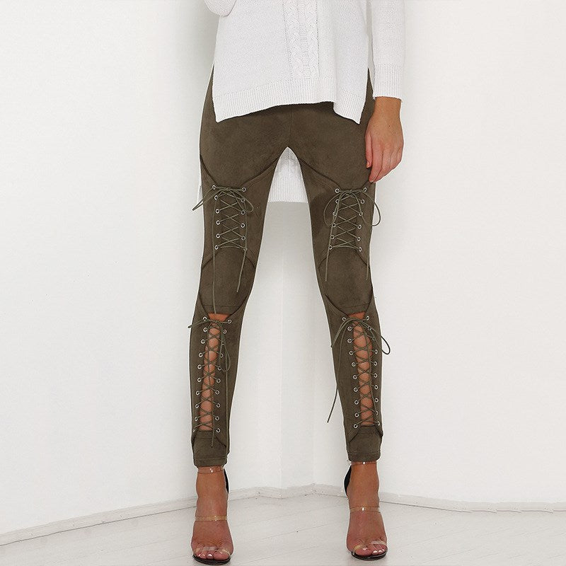 'Secret Confession' Lace Up Pant - GirlsNightcom