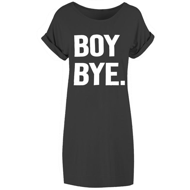 'Boy Bye' II T-shirt, long - GirlsNightcom