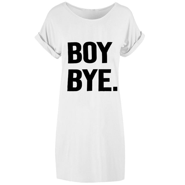 'Boy Bye' II T-shirt, long - GirlsNightcom