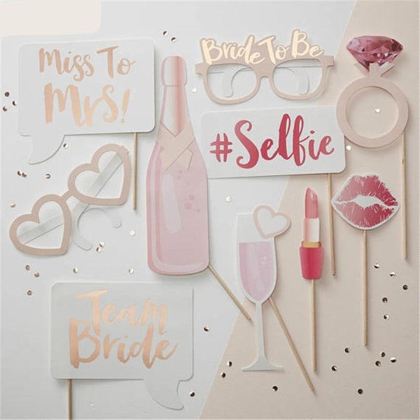 Girls Night Bachelorette Party Photo Booth Props - GirlsNightcom