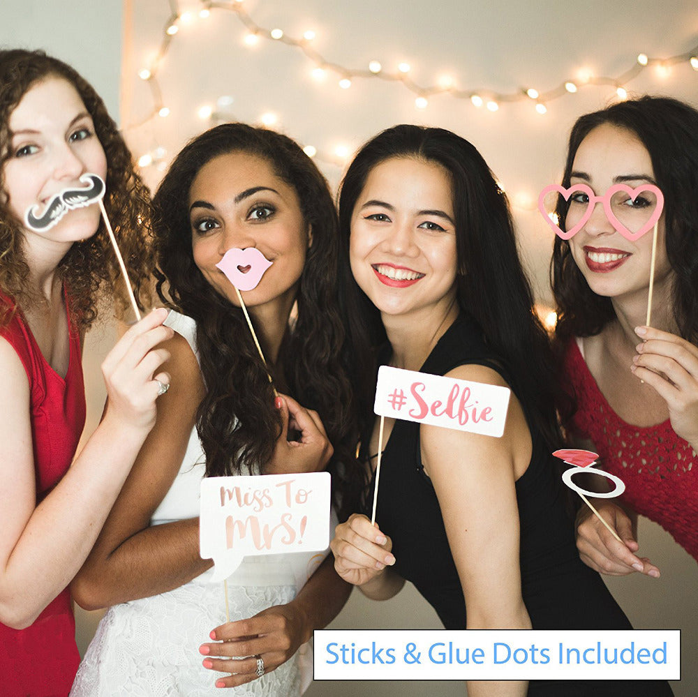 Girls Night Bachelorette Party Photo Booth Props - GirlsNightcom