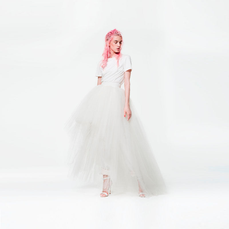 'Tulle Cool' High-Low Skirt - GirlsNightcom