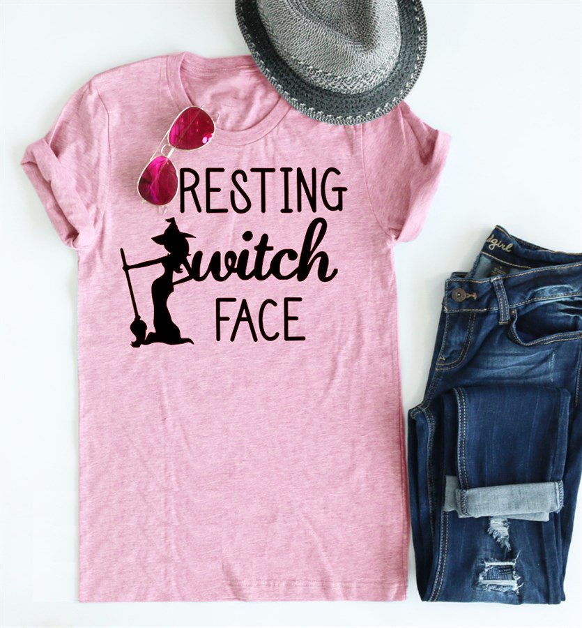 'Resting Witch Face'  T-Shirt - GirlsNightcom