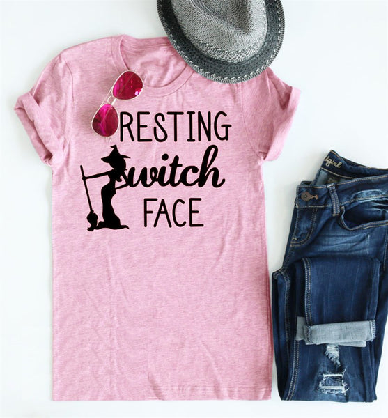 'Resting Witch Face'  T-Shirt - GirlsNightcom