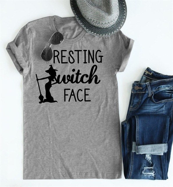 'Resting Witch Face'  T-Shirt - GirlsNightcom