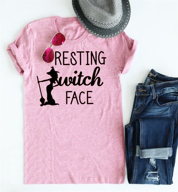 'Resting Witch Face'  T-Shirt - GirlsNightcom
