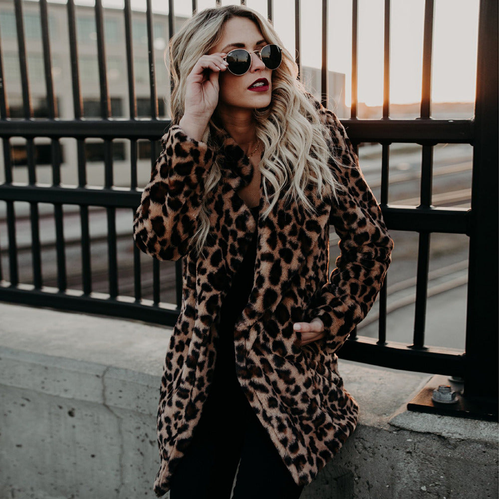 Girls Night 'Spotted You!' Warm Leopard Jacket - GirlsNightcom