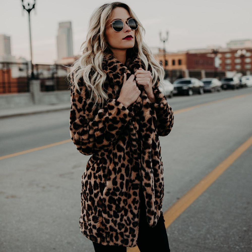 Girls Night 'Spotted You!' Warm Leopard Jacket - GirlsNightcom