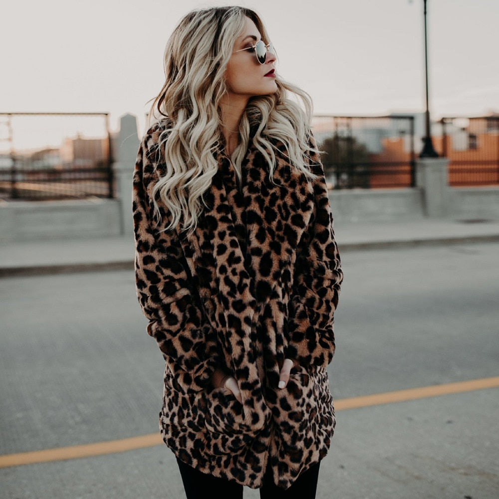 Girls Night 'Spotted You!' Warm Leopard Jacket - GirlsNightcom