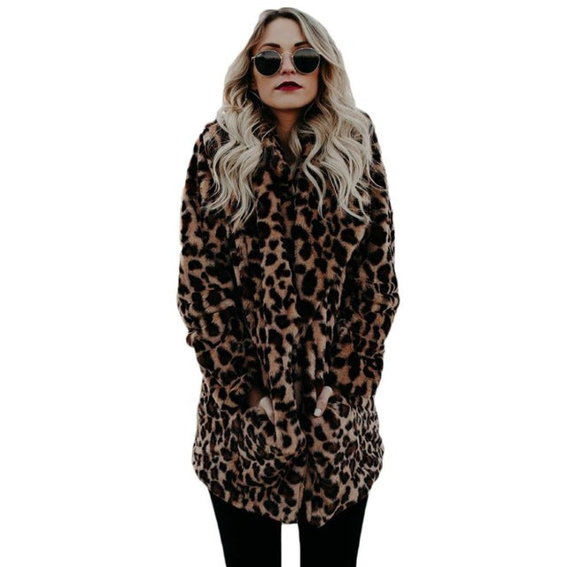 Girls Night 'Spotted You!' Warm Leopard Jacket - GirlsNightcom