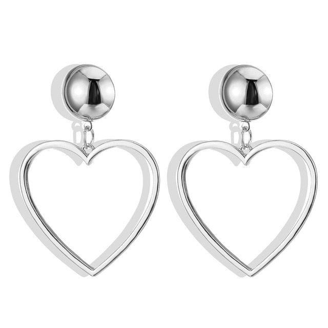 Girls Night 'Simple Love' Heart Earrings - GirlsNightcom