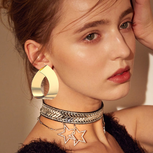 Girls Night Geometry Big Earrings - GirlsNightcom