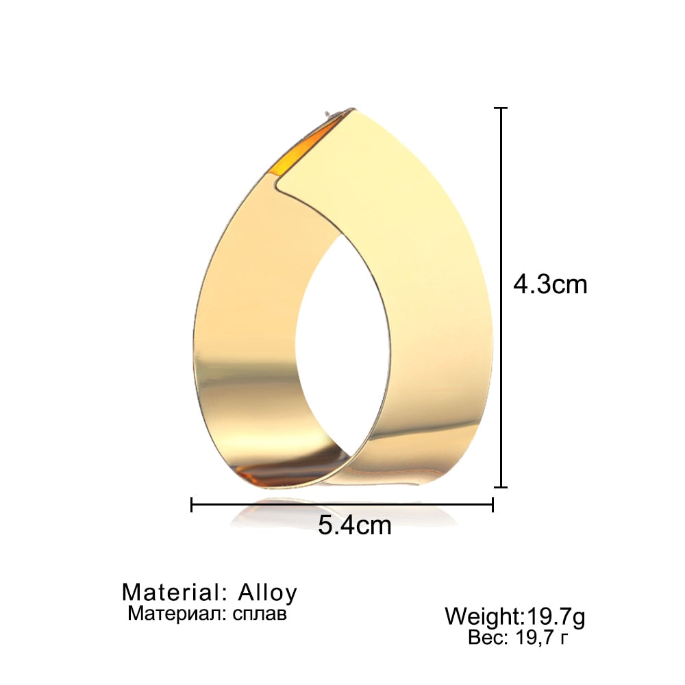 Girls Night Geometry Big Earrings - GirlsNightcom