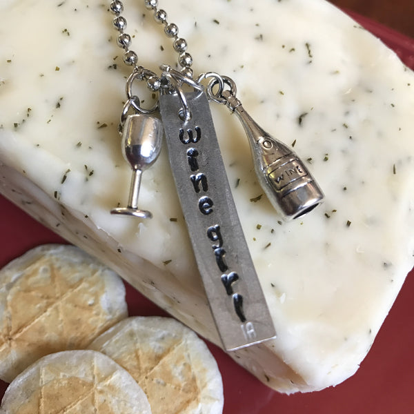 Wine Girl Necklace - GirlsNightcom